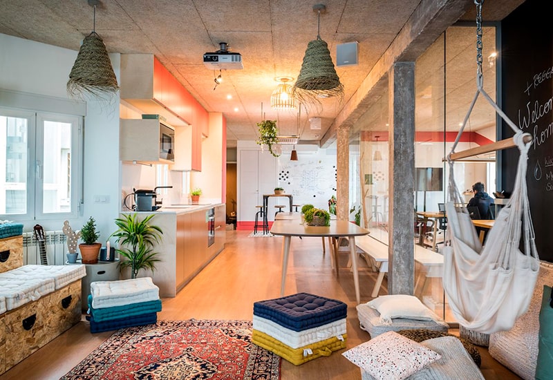 COLIVING-MADRID-MELLADO-COMMON AREA
