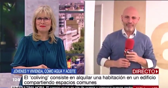 Tele Madrid 120 minutos Coliving Urban Campus
