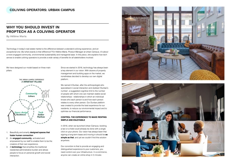 Urban campus Coliving insights Dunbar