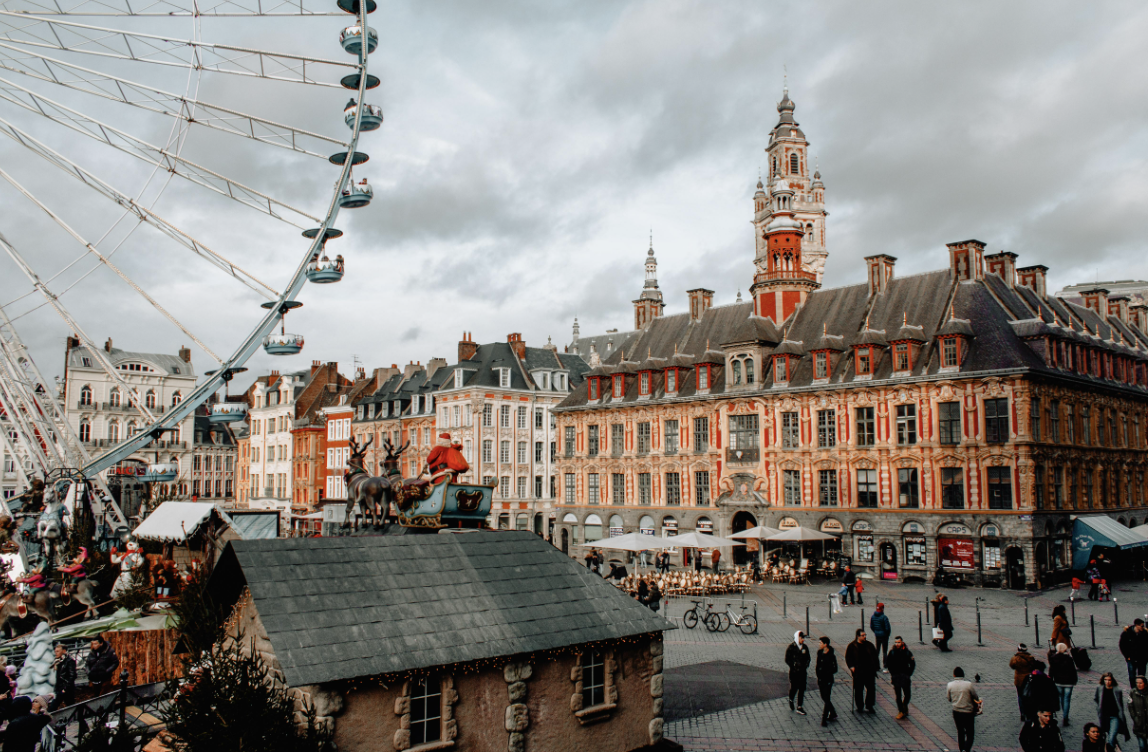 Christmas market in lille