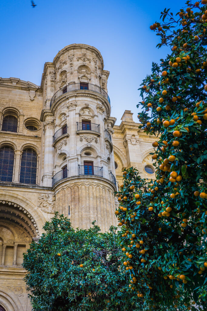 La catedral de La Manquita en el Centro histórico de Málaga