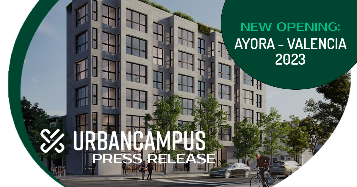 Urban Campus opens the first greenfield coliving building in Spain in partnership with Batipart and WHITE Investing RE 1