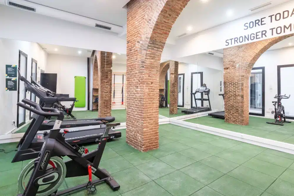 Gym at Urban Campus Cuatro Caminos, Coliving in Madrid