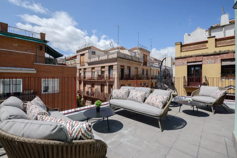 Rooftop en Urban Campus Cuatro Caminos, coliving en Madrid