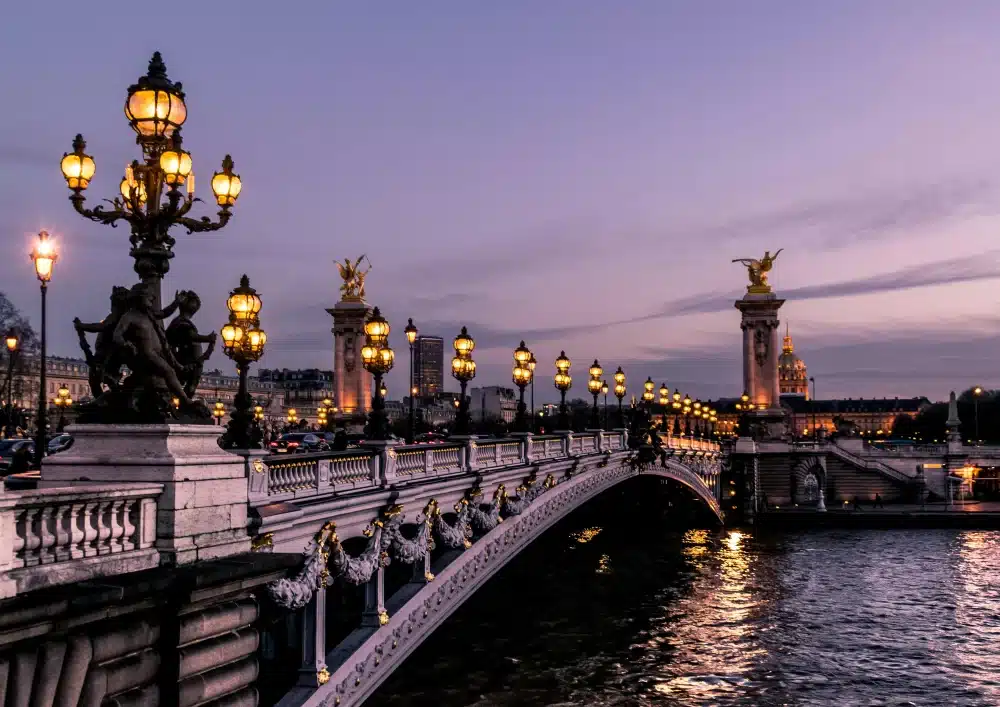 The city of Paris and the Pont Alexandre III, home to Urban Campus